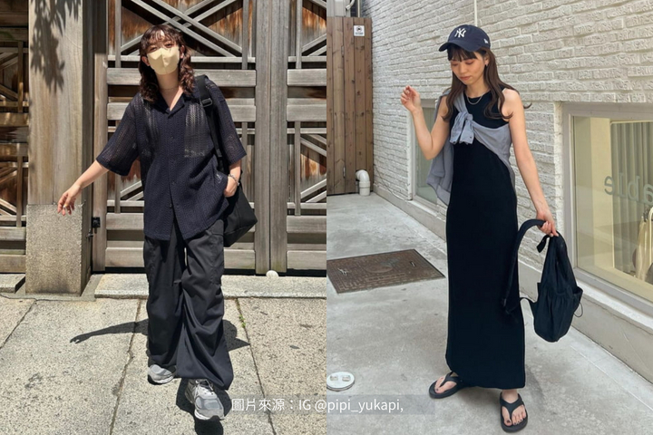 【黑色穿搭特輯#02】把握「1重點」全身黑也不沉重!女生必看5套夏天清爽搭配